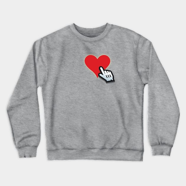 Heart Starter Crewneck Sweatshirt by at1102Studio